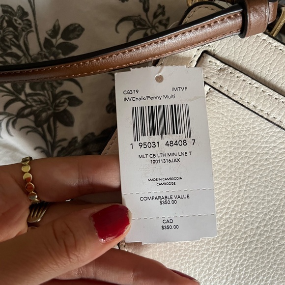 White Coach bag - Picture 7 of 8